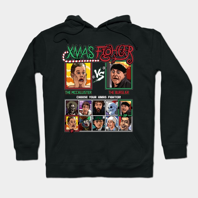 Xmas Fighter - Home Alone Hoodie by RetroReview